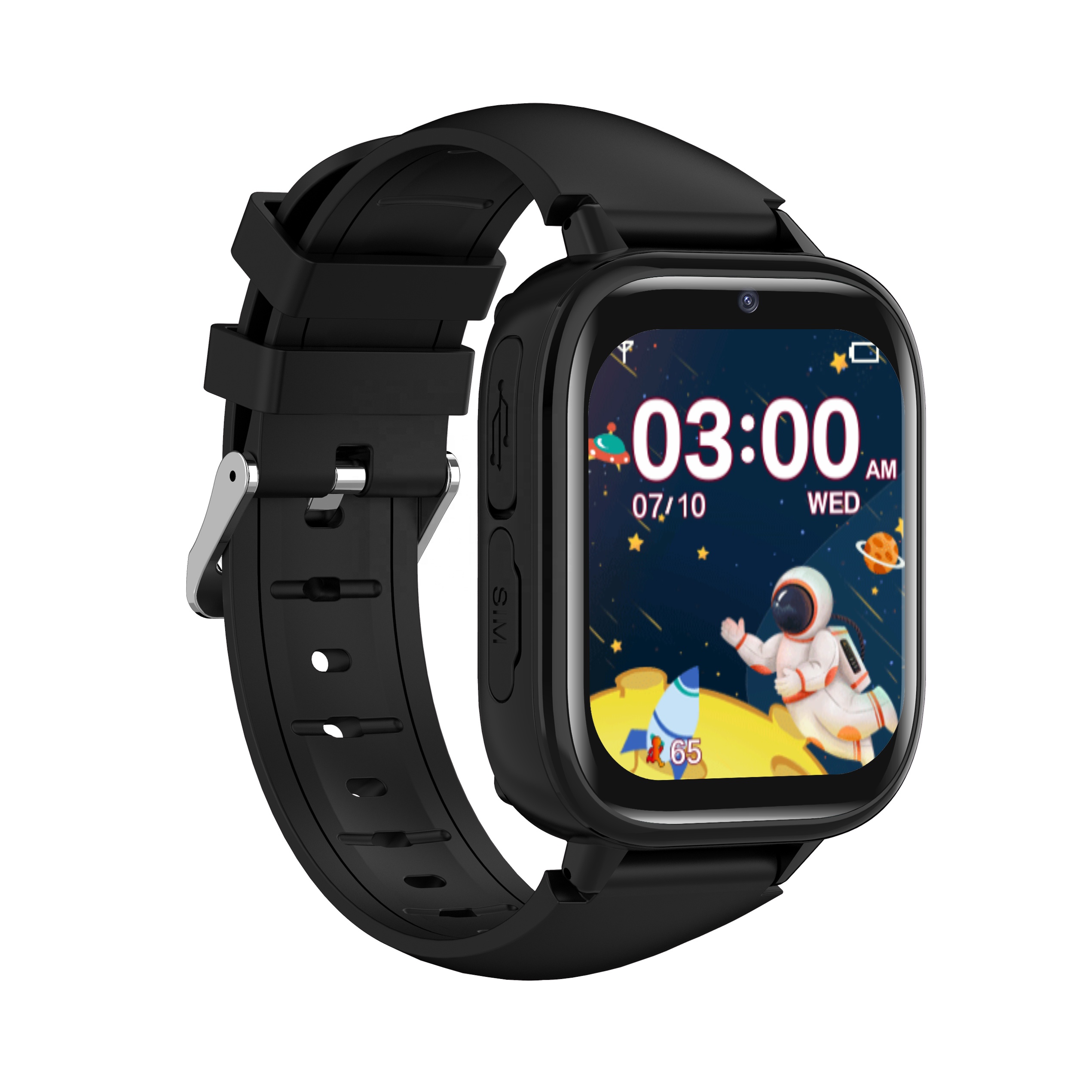 A49 - 4G(Sim) წყალგამძლე  სმარტ საათი ბავშვებისთვის GPS ტრეკერით