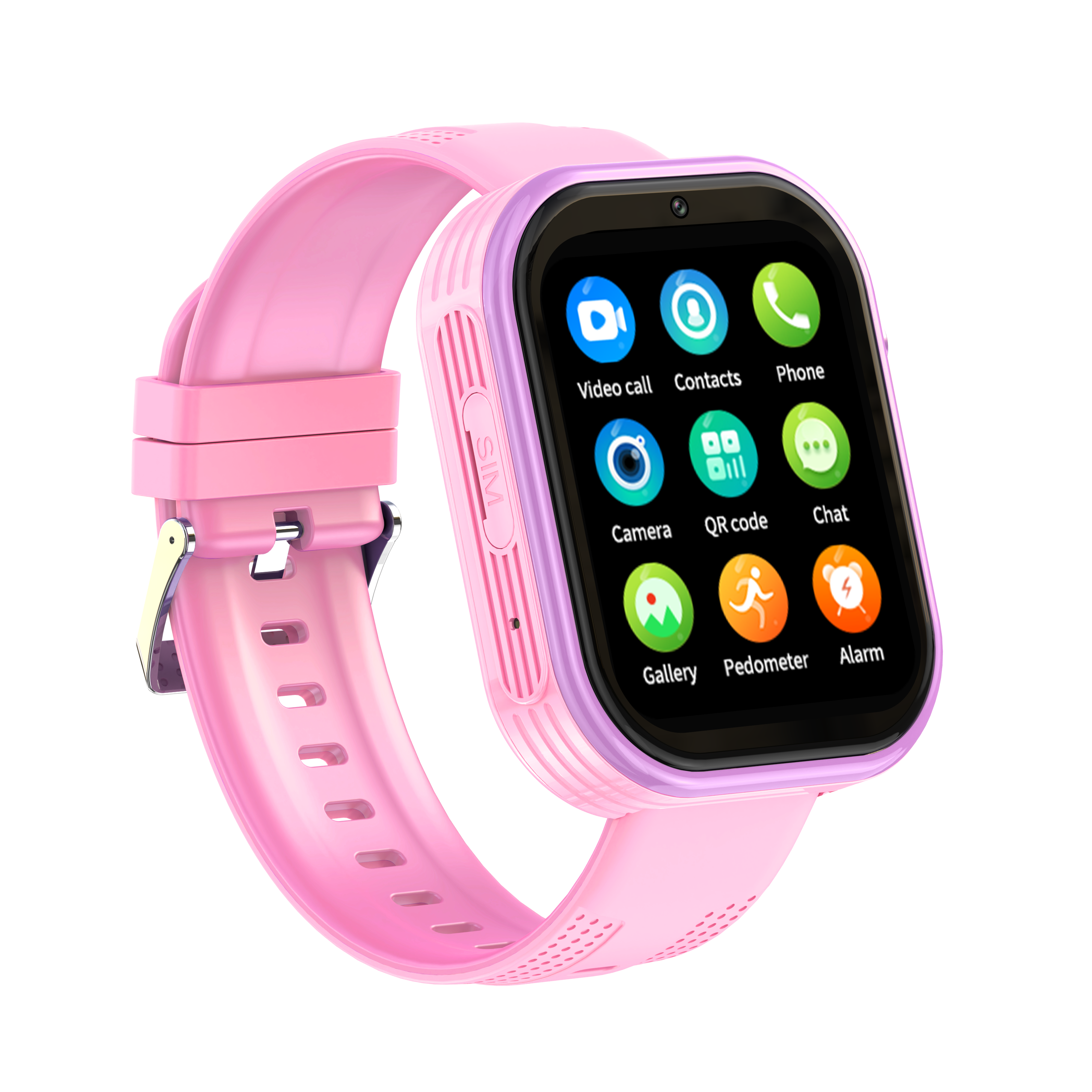 T46 - 4G(Sim) ვიდეო ზარით, ბავშვის სმარტ საათი , LBS+WiFi მდებარეობა, ხმოვანი ზარი